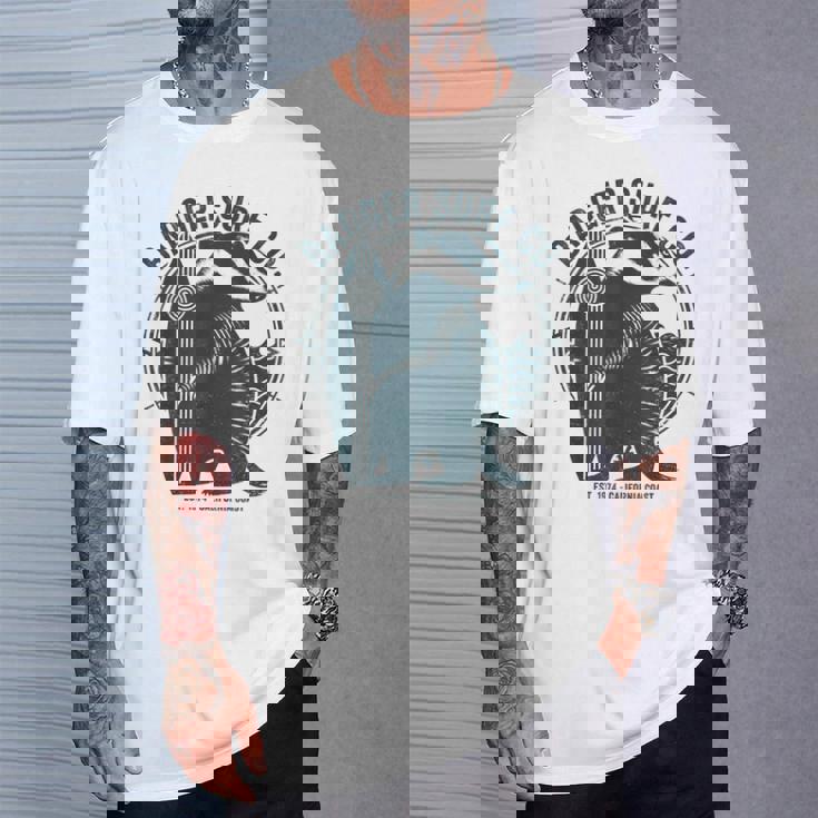 Vintage Badgerurf Co レトロ サーフィン カリフォルニアアート Tシャツ 彼への贈り物