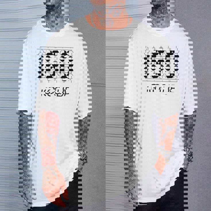 【バックプリント・背中側】囲碁 Igo 碁石 黒白 棋士【部活】クラブ【変なtシャツ屋さん】碁盤 おしゃれ 面白い 長袖tシャツ Tシャツ 彼への贈り物