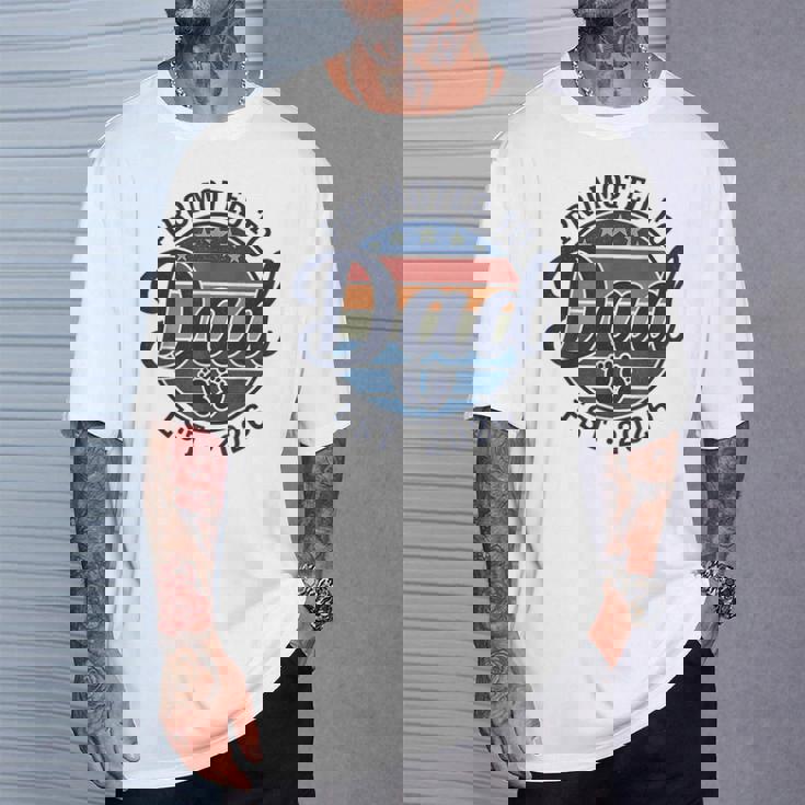 はじめてのお父さんがパパに昇進 2026 父の日男性 Tシャツ 彼への贈り物