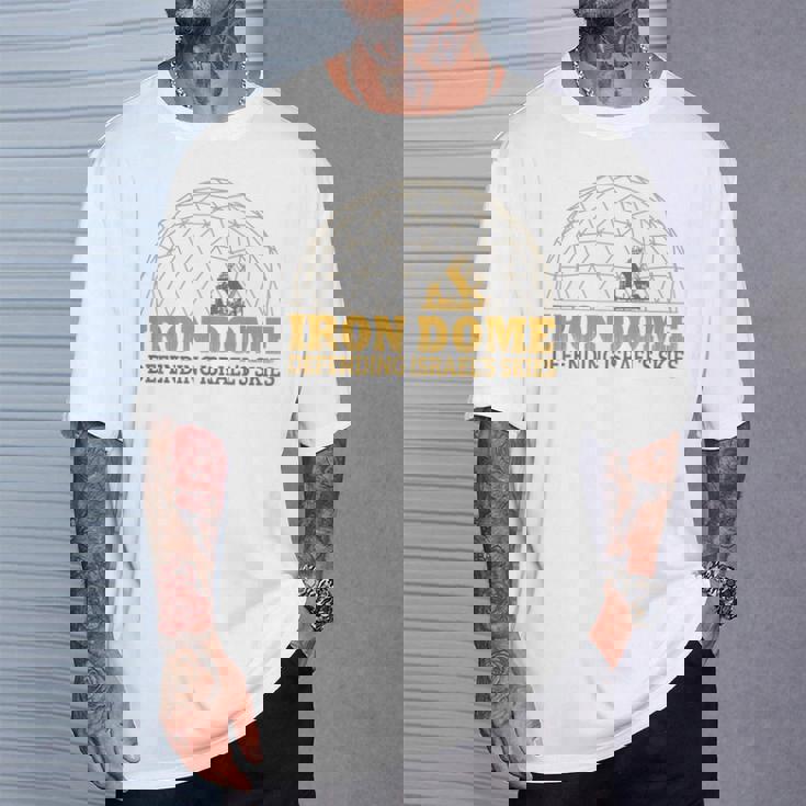 アイアンドーム イスラエル国防軍 Idf ユダヤ人ギフト プロイスラエル Tシャツ 彼への贈り物