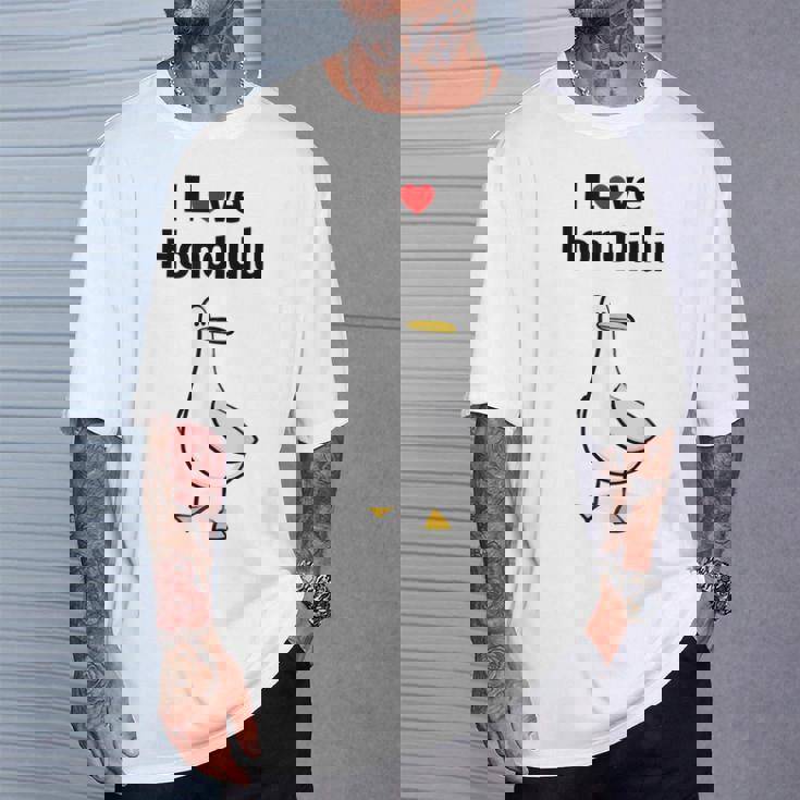 アイ・ラブ・ホノルル Tシャツ 彼への贈り物