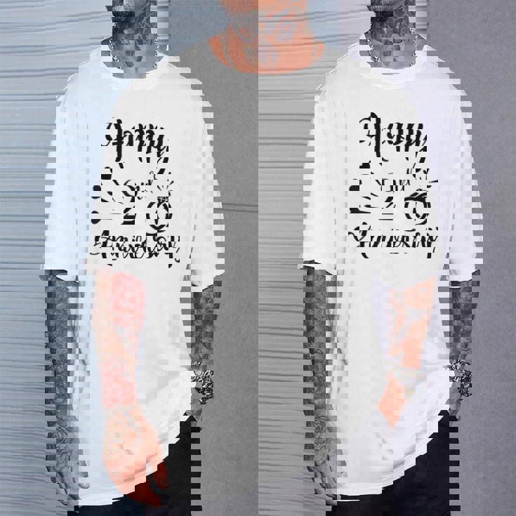 カップル2周年記念プレゼント クールな2周年記念 Tシャツ 彼への贈り物