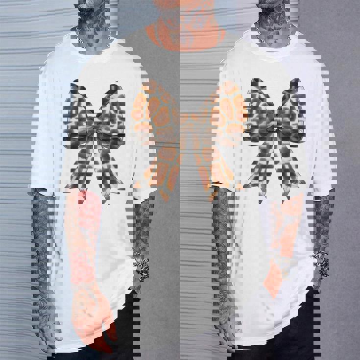 コケット リボン キリン プリント 女の子 ママ 母の日 Tシャツ 彼への贈り物