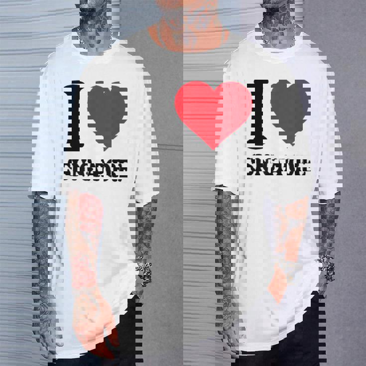 シンガポールへの愛をシンプルに伝える一枚 Tシャツ 彼への贈り物