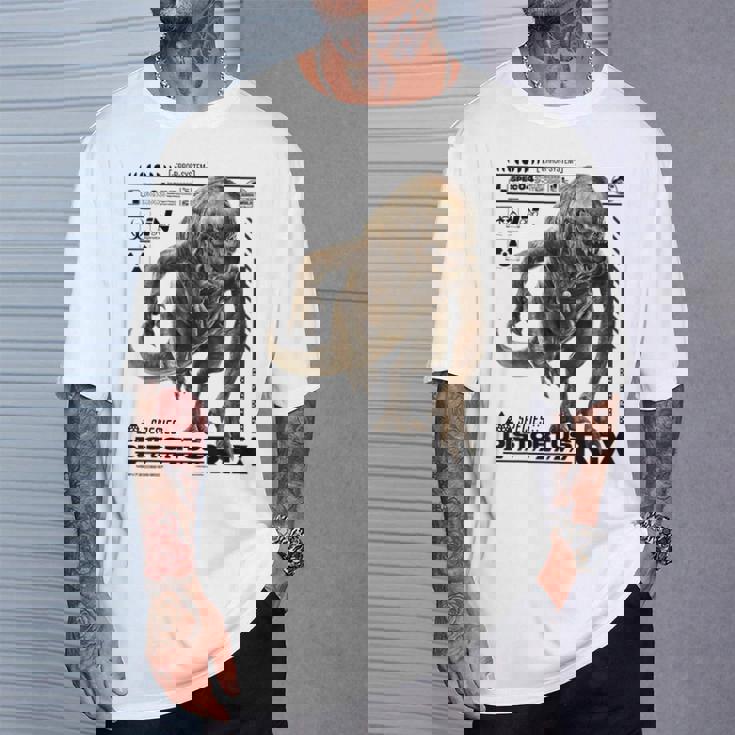 ジュラシック・ワールド Distortus Rex Ingenpecies File Tシャツ 彼への贈り物