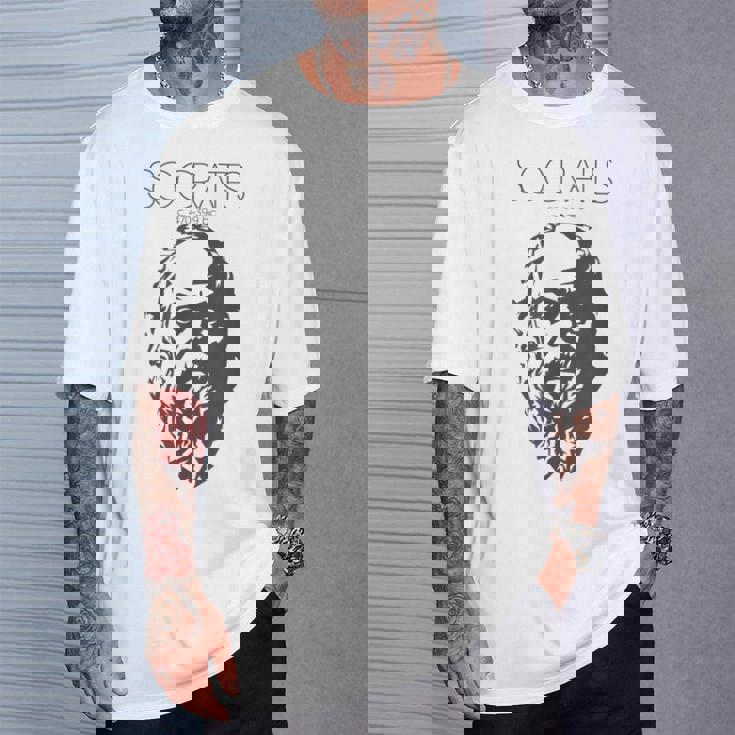 ソクラテスtシャツ 古代ギリシャ哲学者 Tシャツ 彼への贈り物