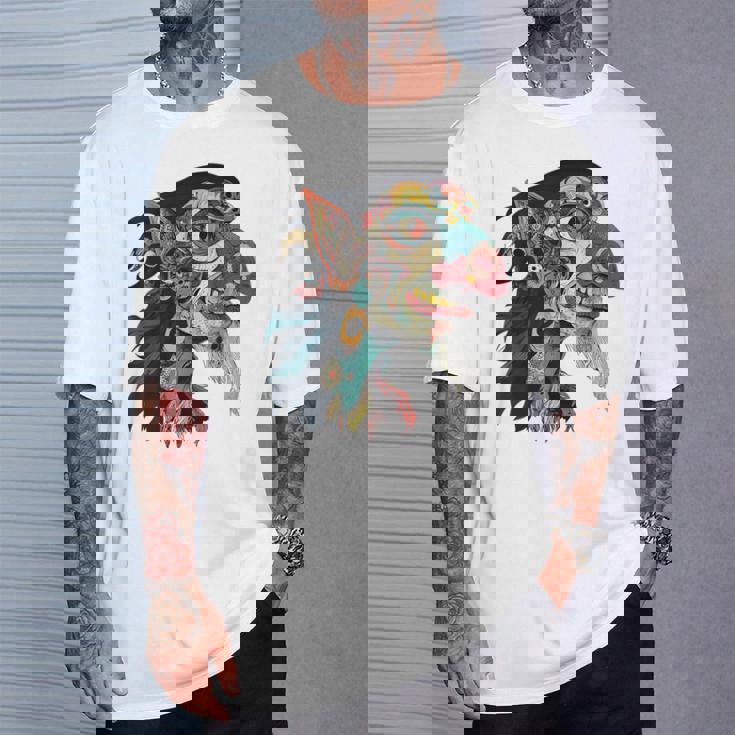 ババヤガ 神話 グラフィック ファンタジー イラスト ババヤガ Tシャツ 彼への贈り物