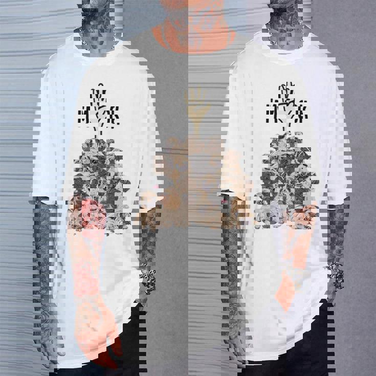 パグがいっぱい I'm Ok パグ好き。 Tシャツ 彼への贈り物