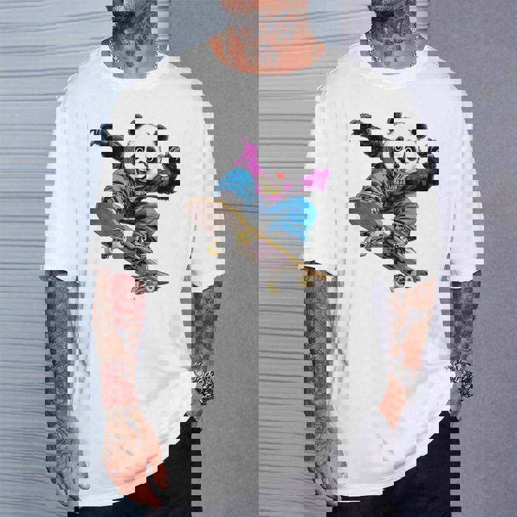 パンダベア スケートボード スケーター パンダベ Tシャツ 彼への贈り物