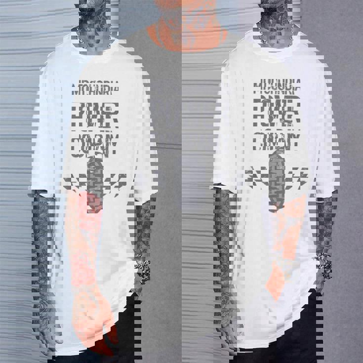 ミトコンドリア生物学教師動物細胞ミトコンドリア Tシャツ 彼への贈り物