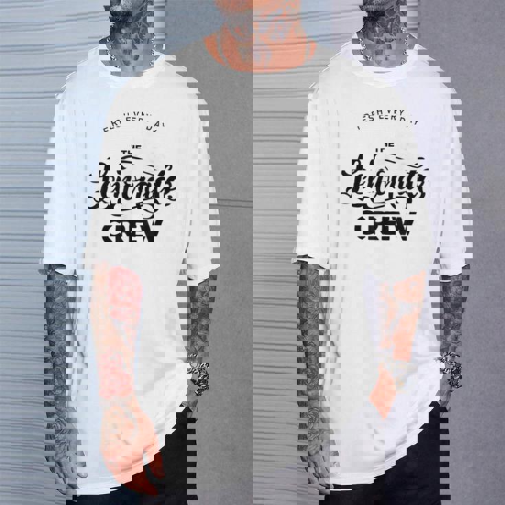 レモネードスタンドシャツ クルーアンドボス レモンジュース サマーイエロー Tシャツ 彼への贈り物