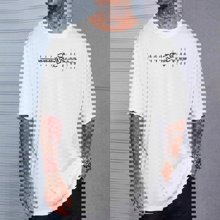 亜酸化窒素nosの前後のファニーマイハートレート Tシャツ 彼への贈り物