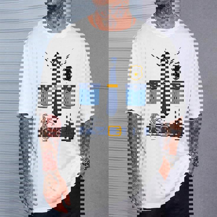 子供の男性の女性の警察官の衣装 Tシャツ 彼への贈り物