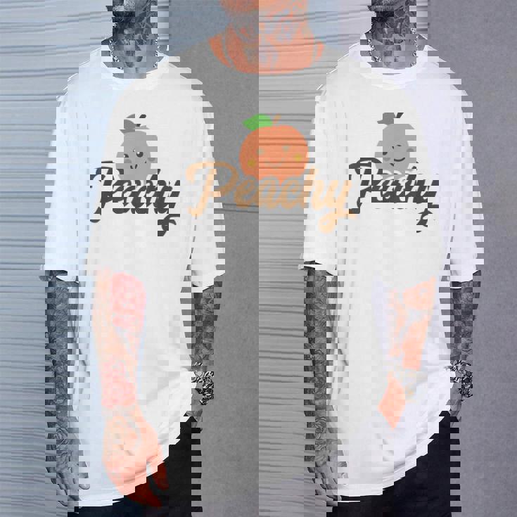 桃 かわいい 可愛い 服 桃 イラスト Tシャツ 彼への贈り物