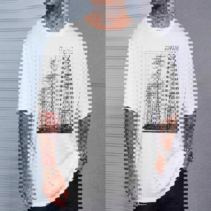 送電鉄塔 -Pylonphilia- Tシャツ 彼への贈り物