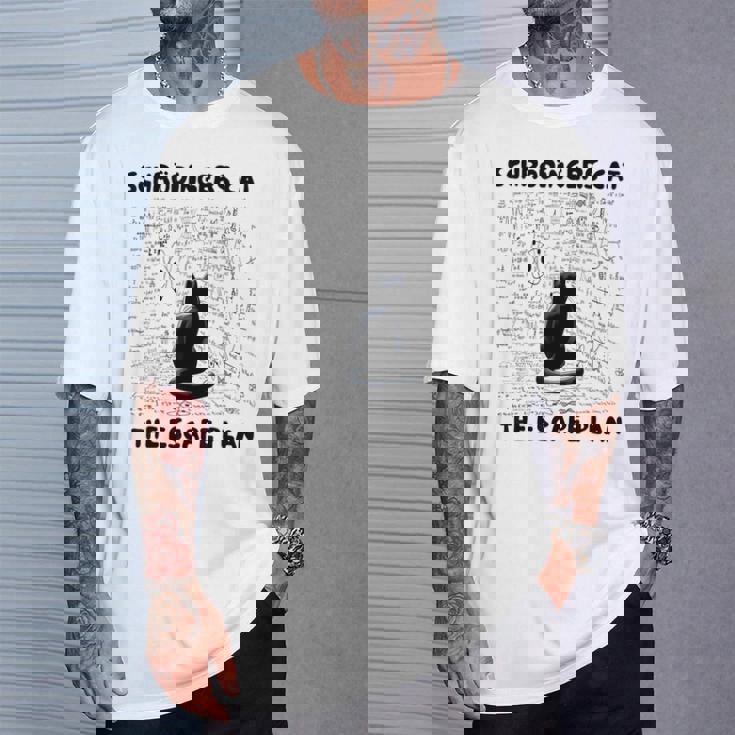 量子物理学教師シュレーディンガーの猫 脱出計画 Tシャツ 彼への贈り物