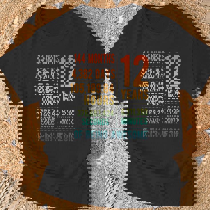 12歳の誕生日 男の子 女の子 面白い 12歳 Tシャツ 高齢者への贈り物