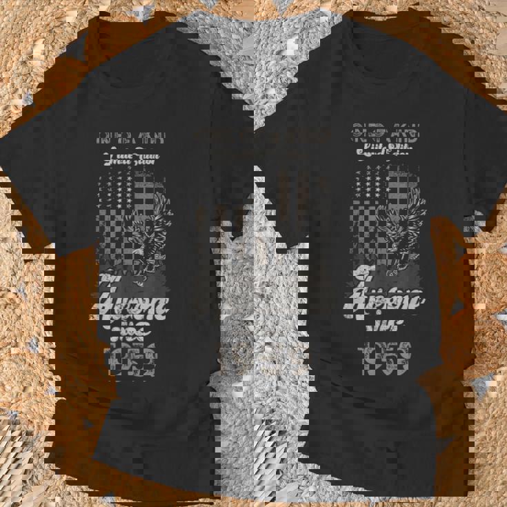 1959年、アメリカ国旗、イーグル、67歳の誕生日、愛国的 Tシャツ 高齢者への贈り物