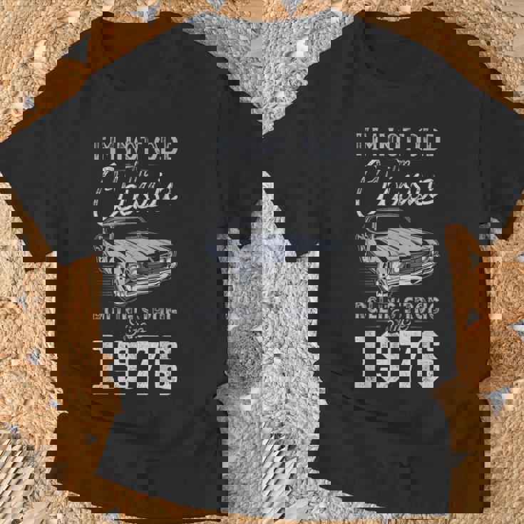 1976年生まれ マッスルカー生誕50周年 Tシャツ 高齢者への贈り物