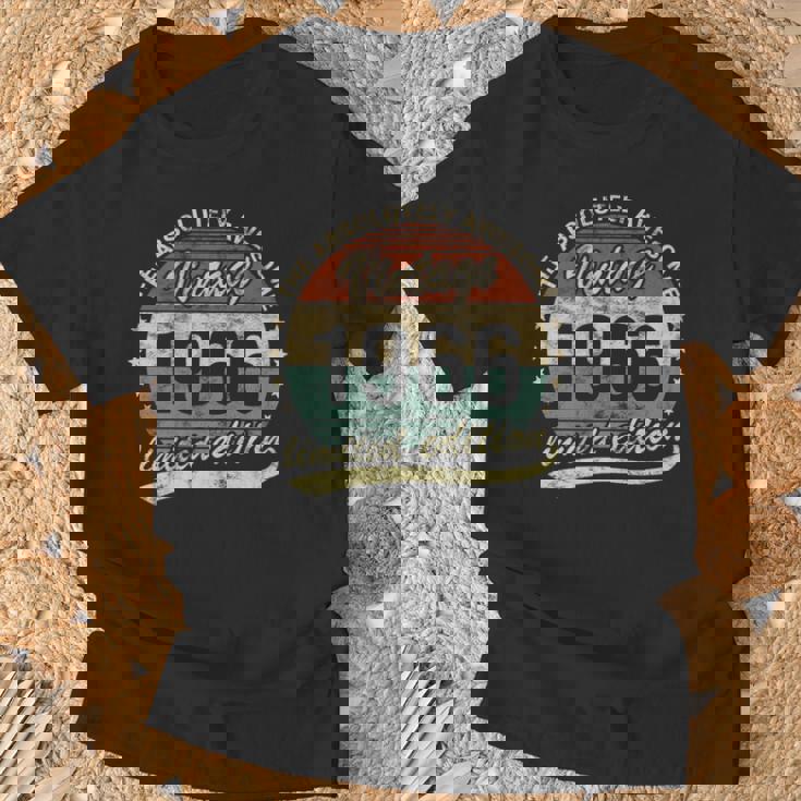 60歳の誕生日 1966年 絶対的に素晴らしいヴィンテージ 男性 女性 長袖tシャツ Tシャツ 高齢者への贈り物