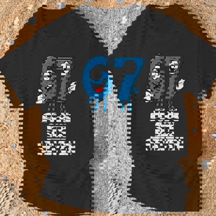 67 シックスセブン 6-7 Gen Alpha イタリアンブレインロットゲームミーム Tシャツ 高齢者への贈り物