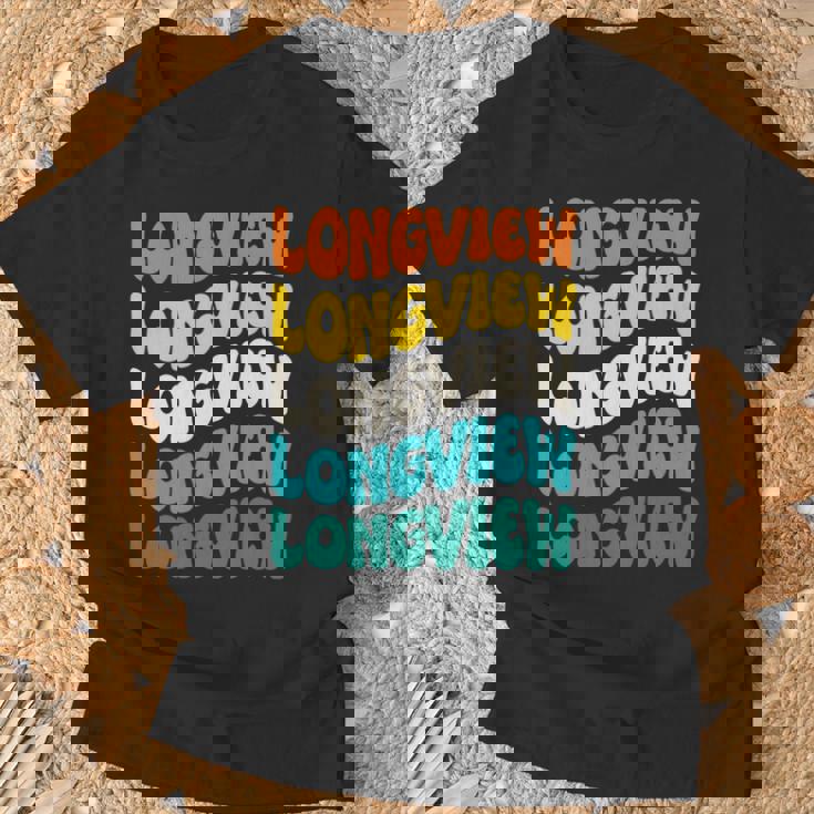 70S Longview 70年代のロングビュー 長袖tシャツ Tシャツ 高齢者への贈り物