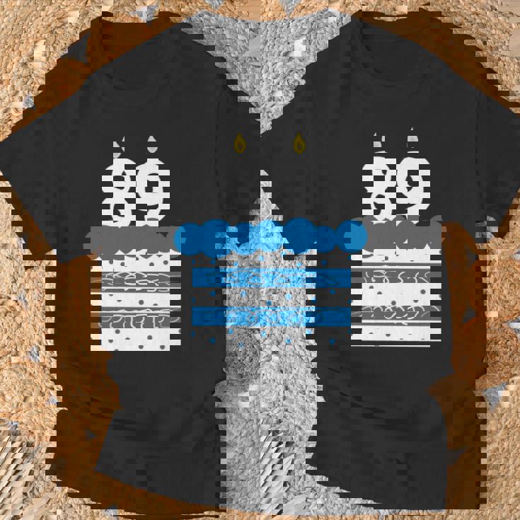 89 歳の誕生日番号 89 89 歳の誕生日番号 長袖tシャツ Tシャツ 高齢者への贈り物