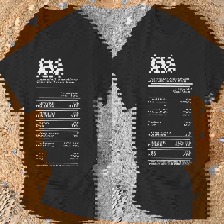 Ana Is My Name おもしろネームタグ Tシャツ 高齢者への贈り物