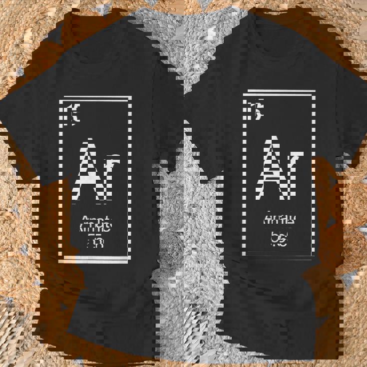 Armalite Ar-15 元素周期表 Tシャツ 高齢者への贈り物