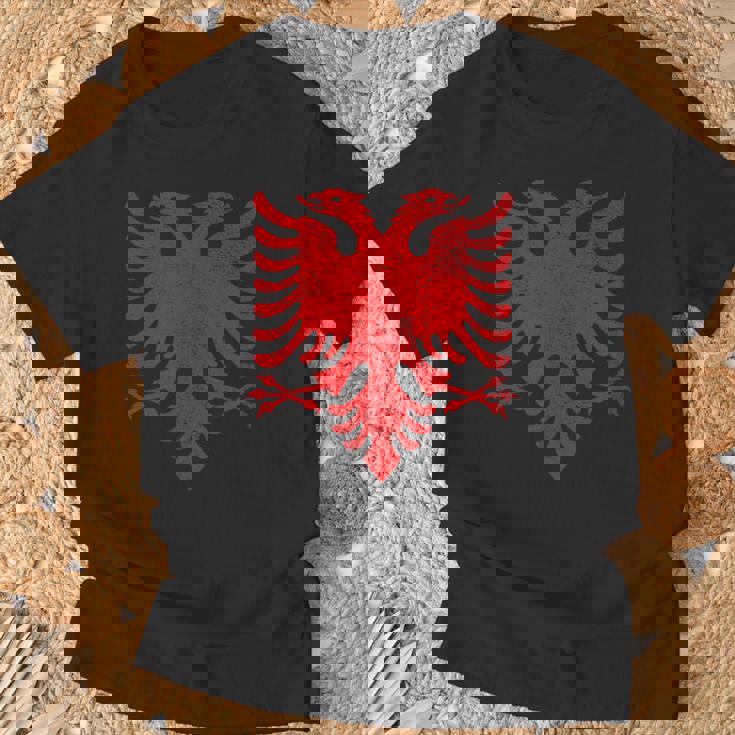 Bandera Nacional Albania Águila Albana Tirana Camiseta unisex Regalos para ancianos