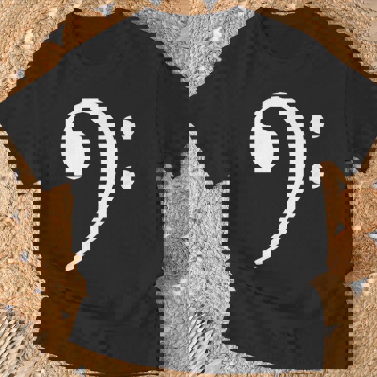 Bass Note F Key Bass Player Music Bass Clef Tシャツ 高齢者への贈り物