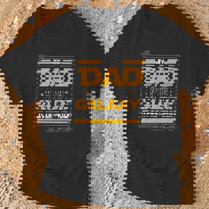 The Best Dad In The Galaxy Festa Del Papà Papà Maglietta Regalos para ancianos