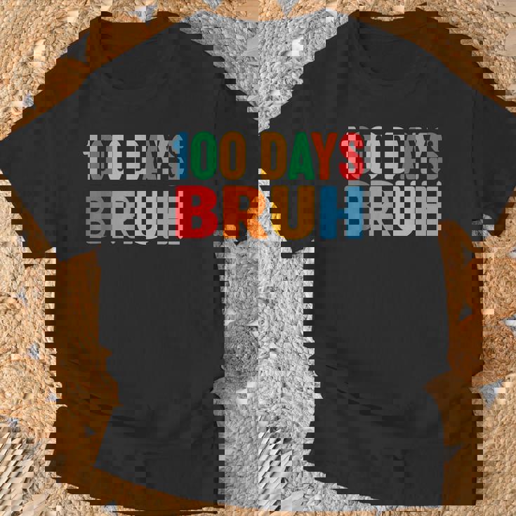 Bruh 100Th Day Ofchool 100 Days Ofchool シャツ キッズ 男の子 Tシャツ 高齢者への贈り物
