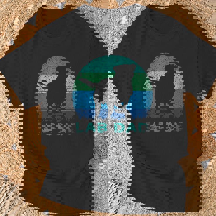 Cane Da Compagnia Regalo Per Papà Animale Carino Labrador Maglietta Regalos para ancianos