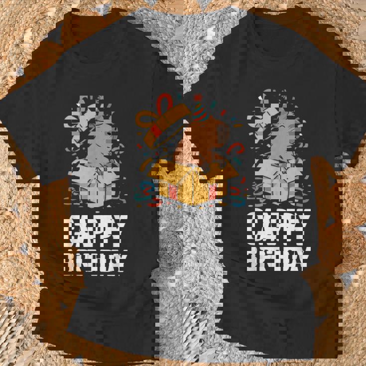 Cappy Cumpleaños Capybara Lover Cumpleaños Capibara Camiseta unisex Regalos para ancianos