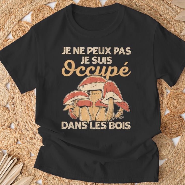 Cèpes Chasseur De Champignon Ramasseur De Cèpes Drôle T-Shirt Cadeaux pour les vieillards