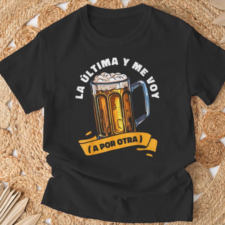 Cerveza Cervecero Cervecería Alcohol La Ultima Y Meoy Camiseta unisex Regalos para ancianos