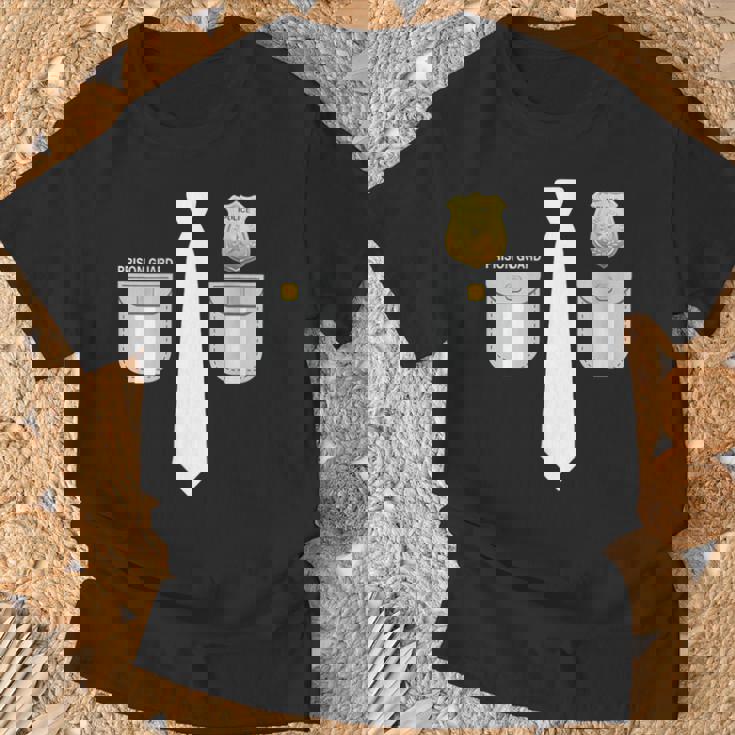 Costume De Gardien De Prison Américain T-Shirt Cadeaux pour les vieillards