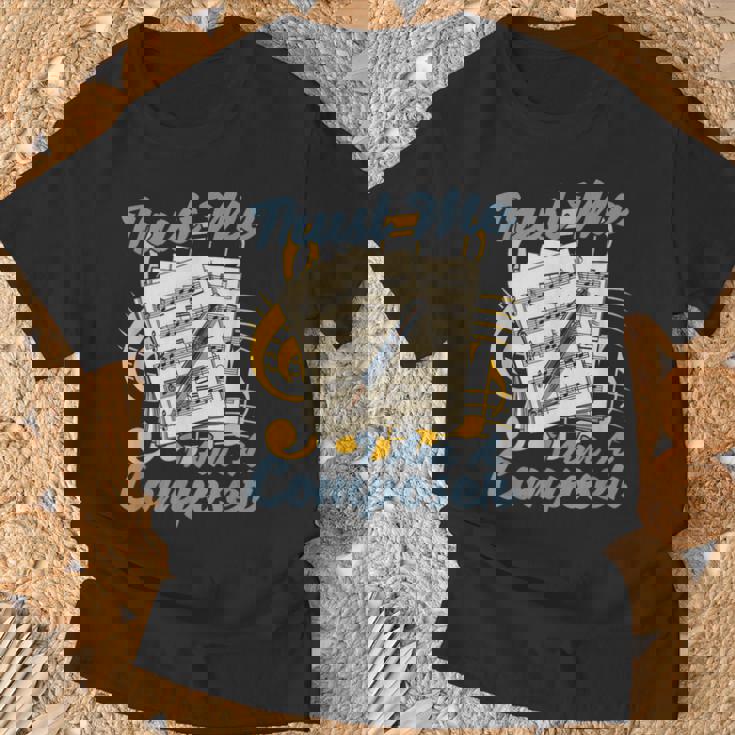 Création -On Musique Compositeur T-Shirt Cadeaux pour les vieillards