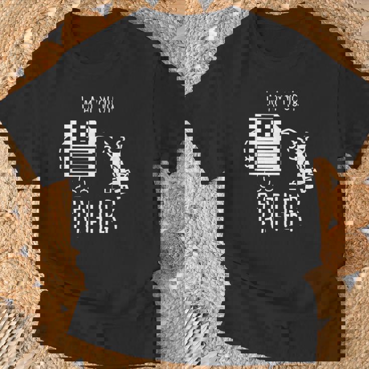 Cute & Usb Floppy Disk I Am Your Father Pun Tシャツ 高齢者への贈り物