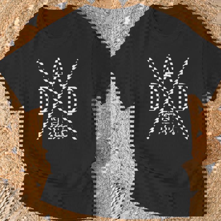 Dad Est 2026 Dad 2026 Camiseta unisex Regalos para ancianos
