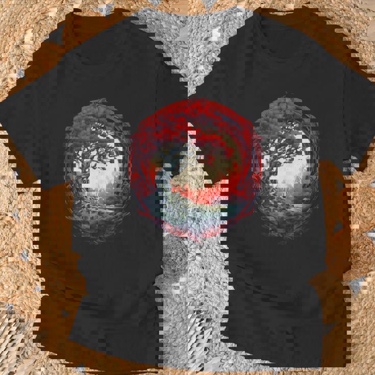 Diseñoikingo Místico Árbol De Laida In Mangas Camiseta unisex Regalos para ancianos