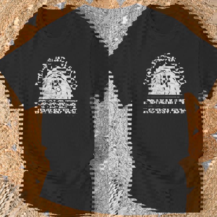 Divertido Y Lindo Retrointage Progresivo Rock O Rock Progresivo Camiseta unisex Regalos para ancianos