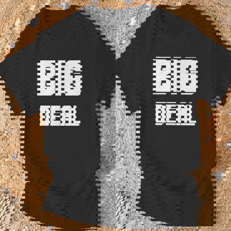 Drôle Ego Renfort Big Deal Hommes S Cadeau T-Shirt Cadeaux pour les vieillards