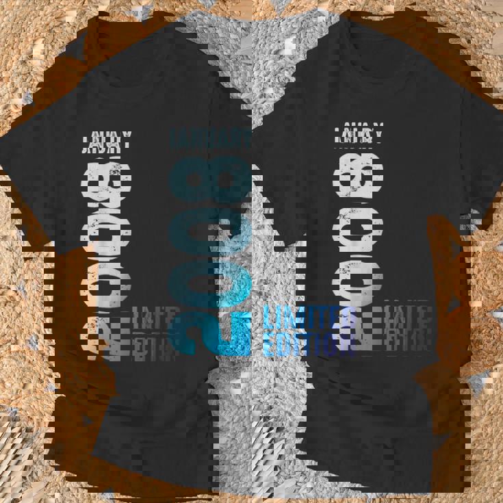Edición Limitada 2008 Enero 2008 Camiseta unisex Regalos para ancianos