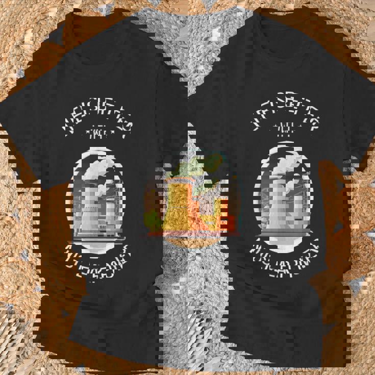 Energía Nuclear Cotización De La Energía Nuclear Renovable Camiseta unisex Regalos para ancianos