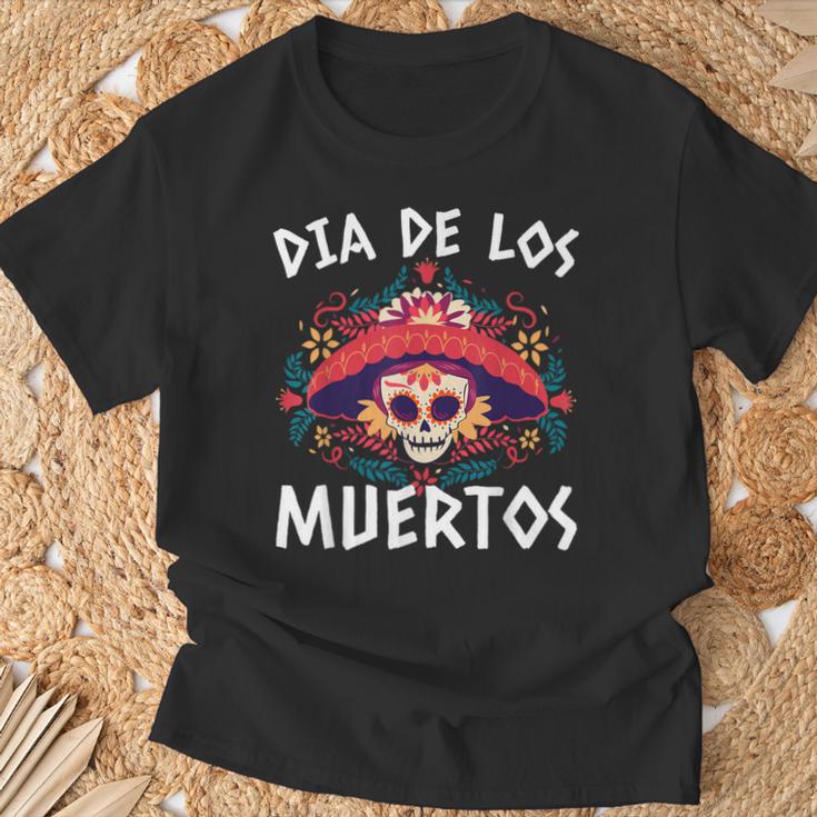 Erwachsen Herr Dame Kind Girl Dia De Los Muertos Mexiko Tod T-Shirt Cadeaux pour les vieillards