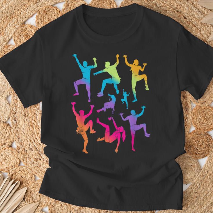 Escalada Montañas Escaladores Niños Niños Niñas Boulder Camiseta unisex Regalos para ancianos