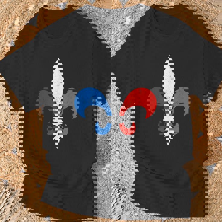 Fleur De Lysymbole De La France T-Shirt Cadeaux pour les vieillards
