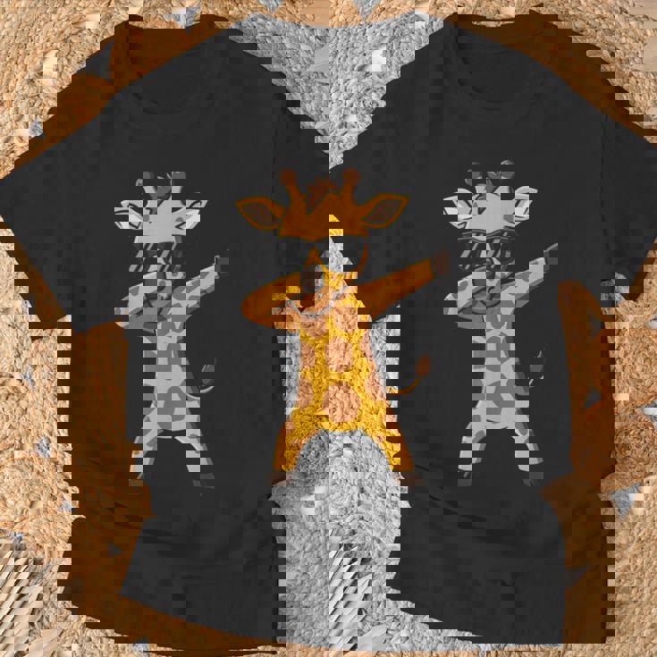 Giraffe Boys Animal Print Giraffe Print Tシャツ 高齢者への贈り物